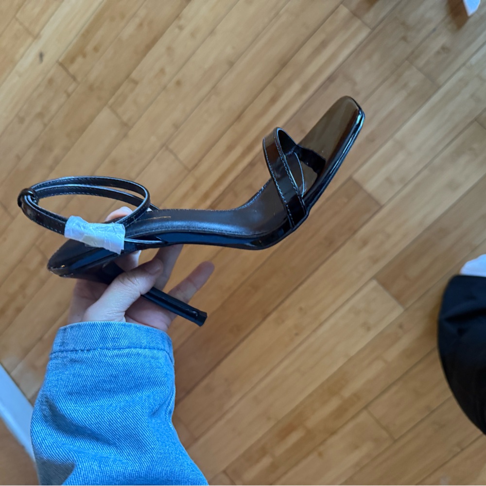 Black Strappy Heels